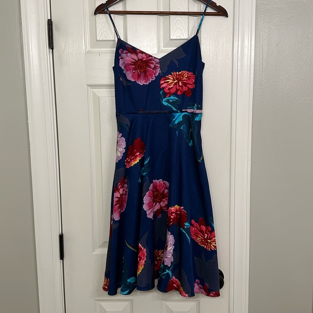 Spaghetti strap floral dress